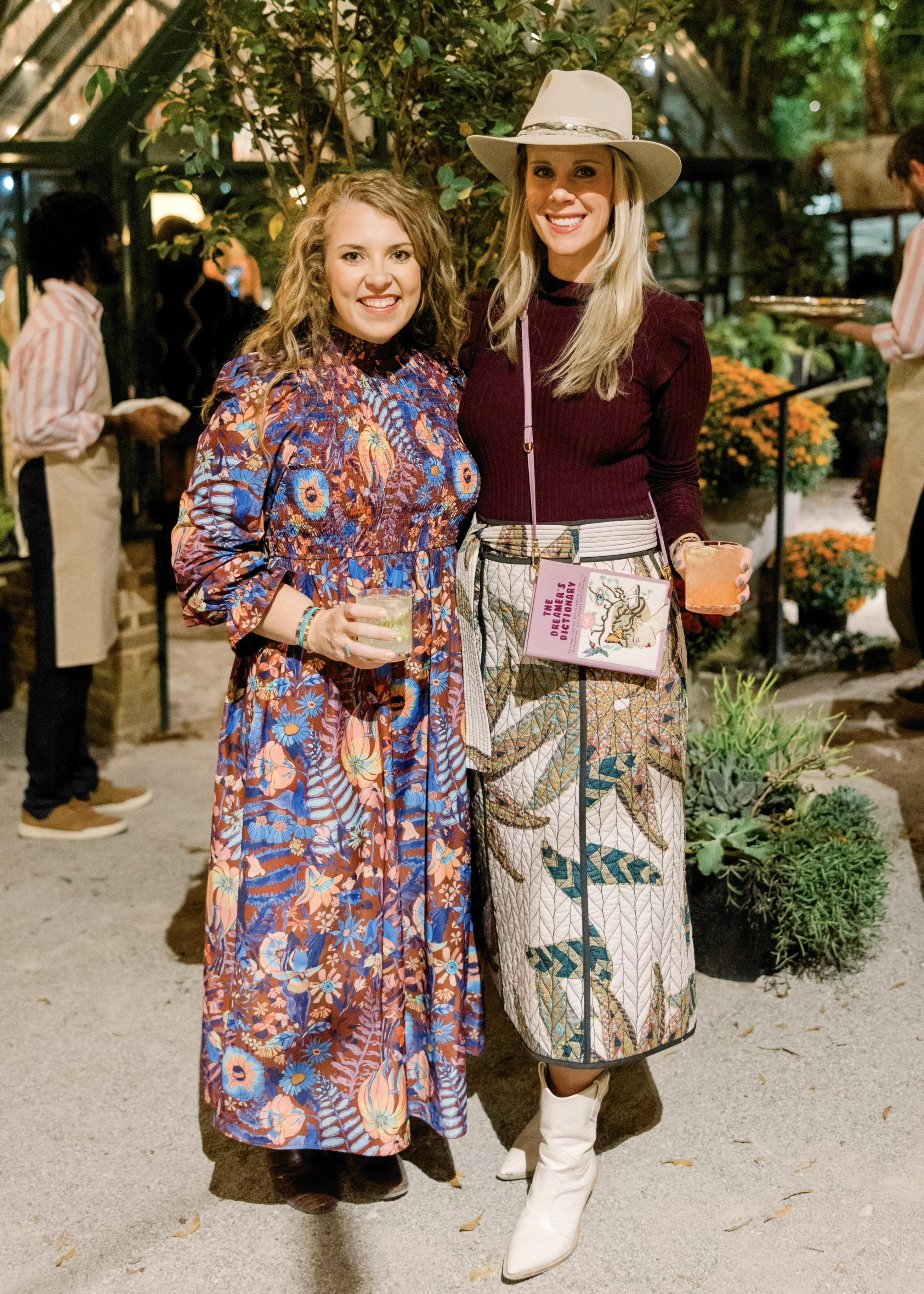Lesley Vedel with Sarah Evenson of Marie Oliver